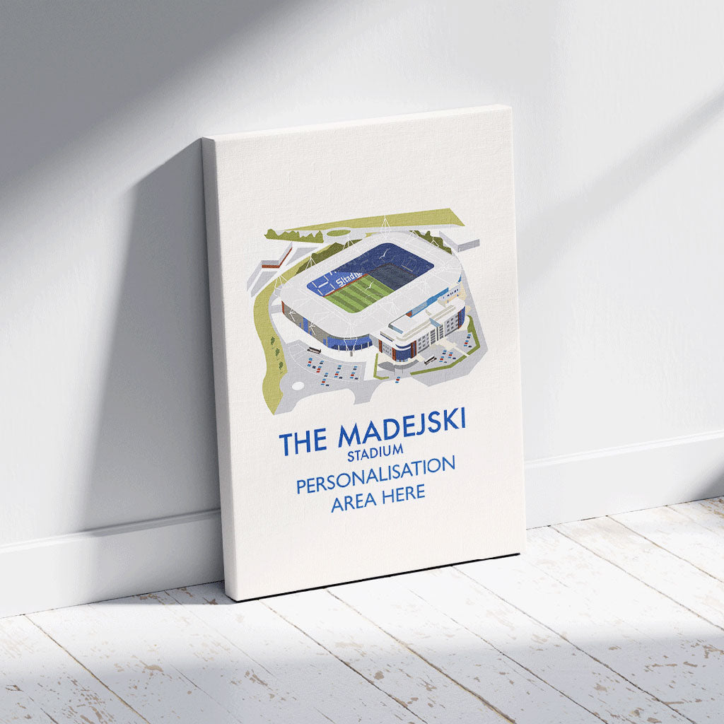 The Madejski Stadium - Canvas 30x45cm