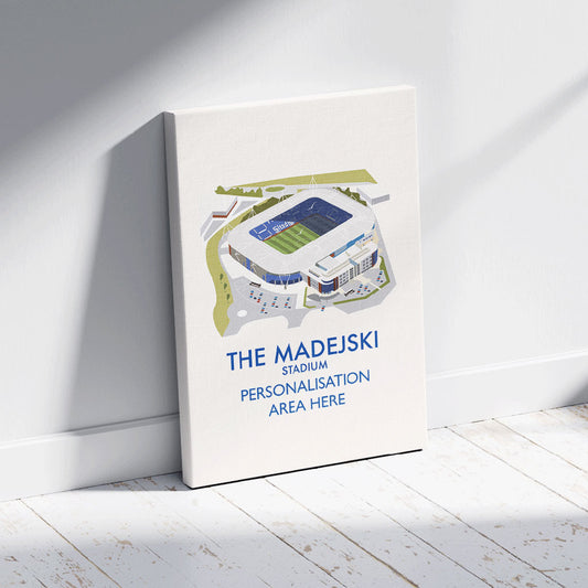 The Madejski Stadium - Canvas 30x45cm