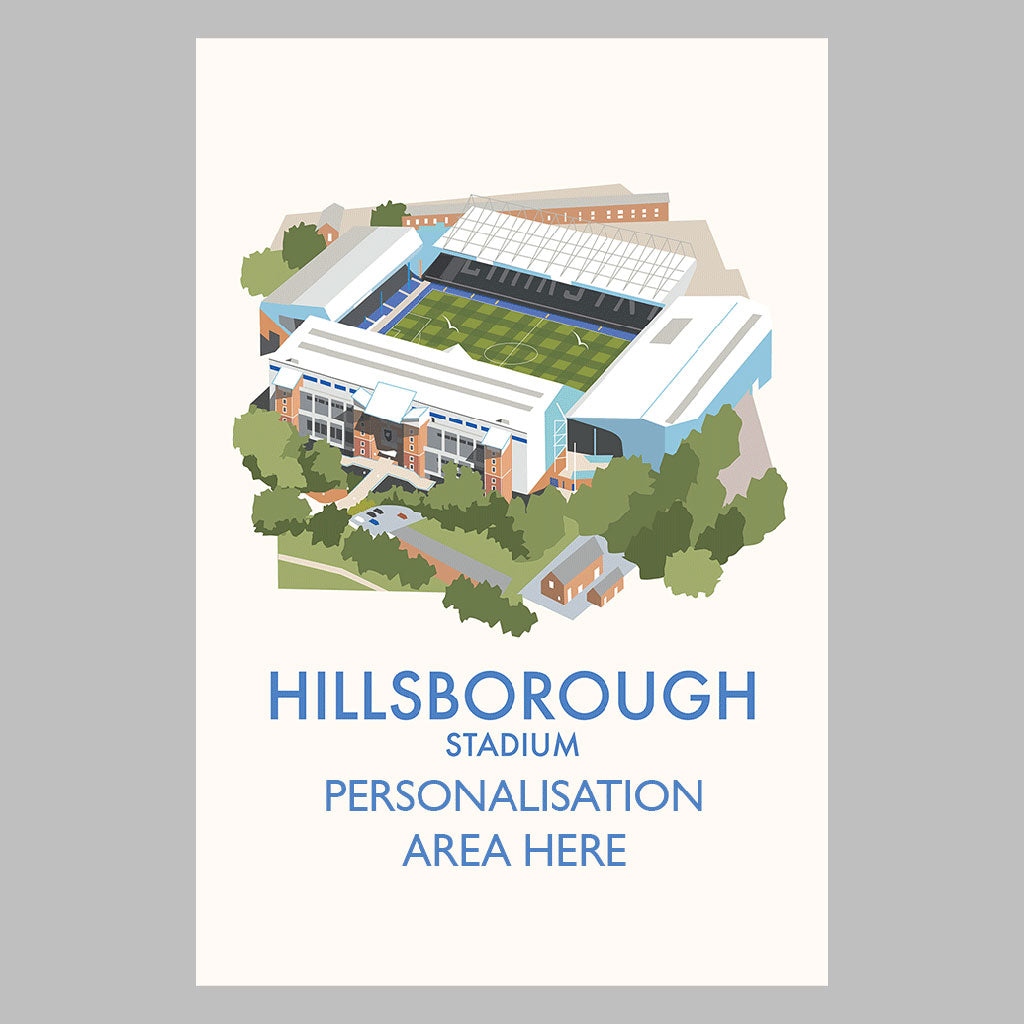 Hillsborough Stadium - Canvas 30x45cm