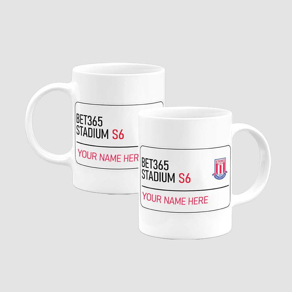 Bet365 Stadium Road Sign - Mug