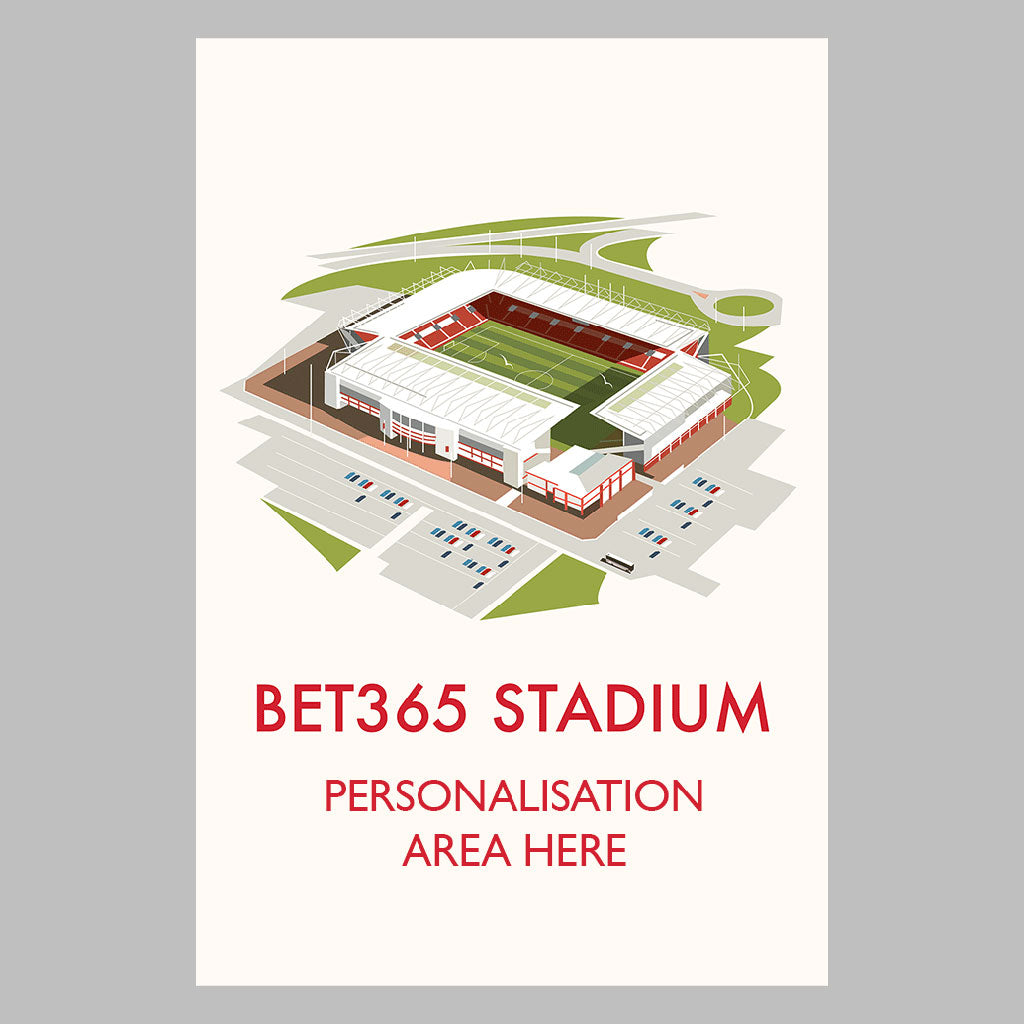 Bet365 Stadium - Canvas 30x45cm