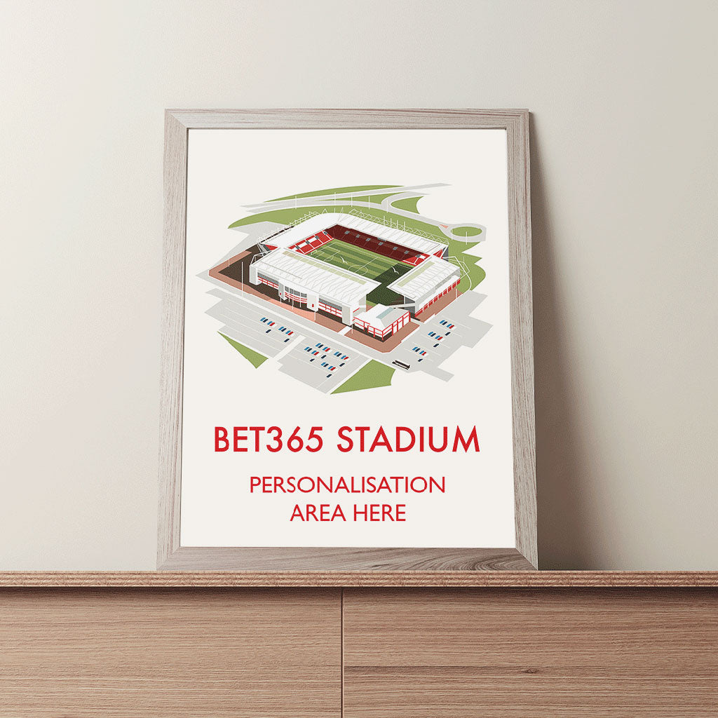 Bet365 Stadium - 11x14 Art Print Unframed