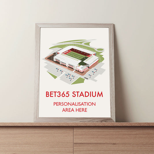 Bet365 Stadium - 11x14 Art Print Unframed