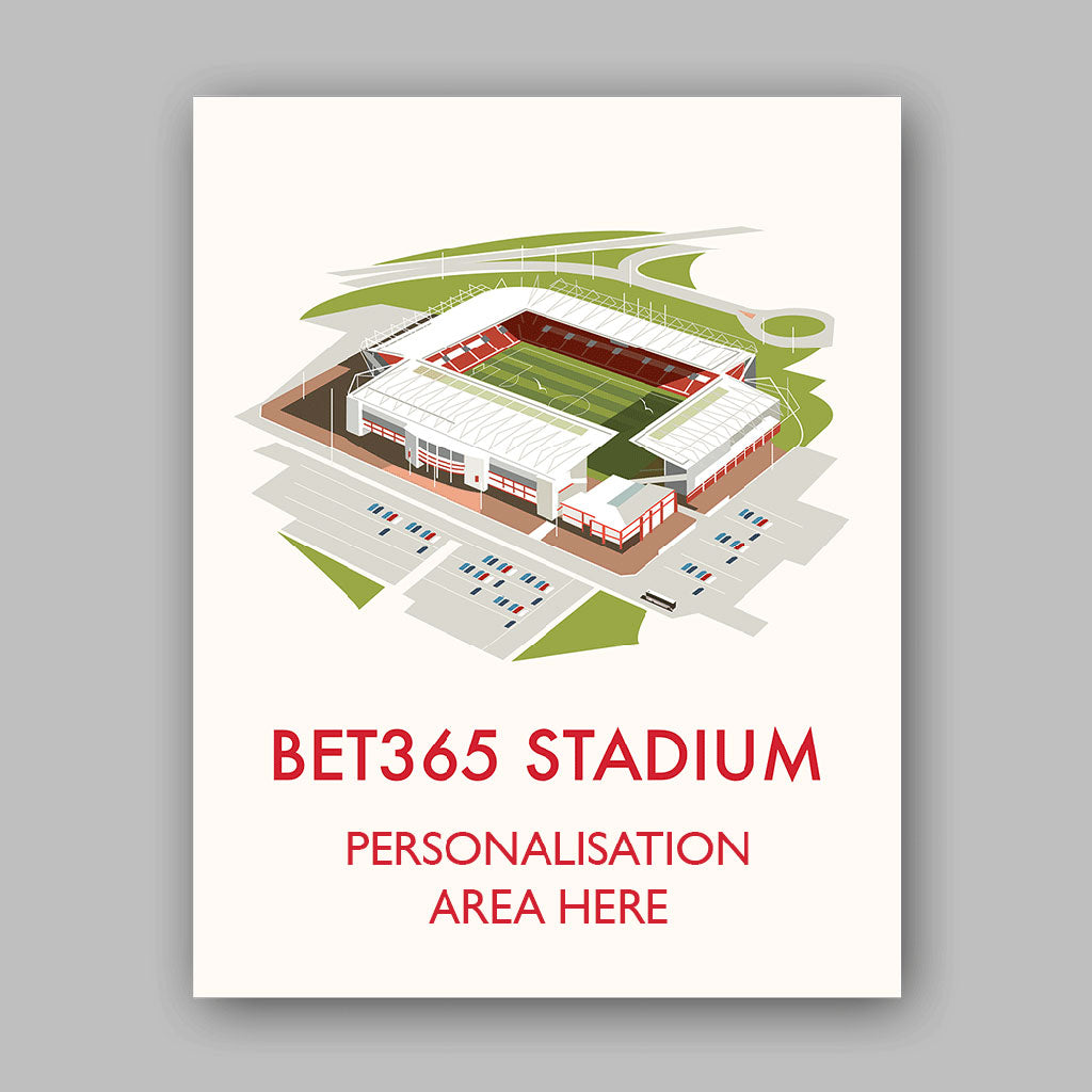 Bet365 Stadium - 11x14 Art Print Unframed