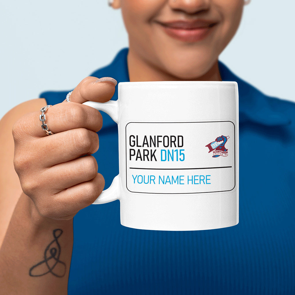 Glanford Park Road Sign - Mug