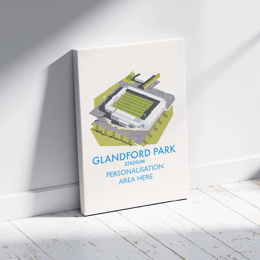 Glandford Park Stadium - Canvas 30x45cm