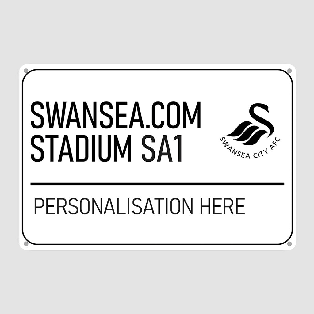 Swansea Stadium Road Sign - Metal Sign