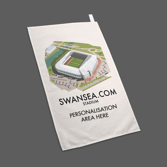 Swansea stadium - Tea Towel