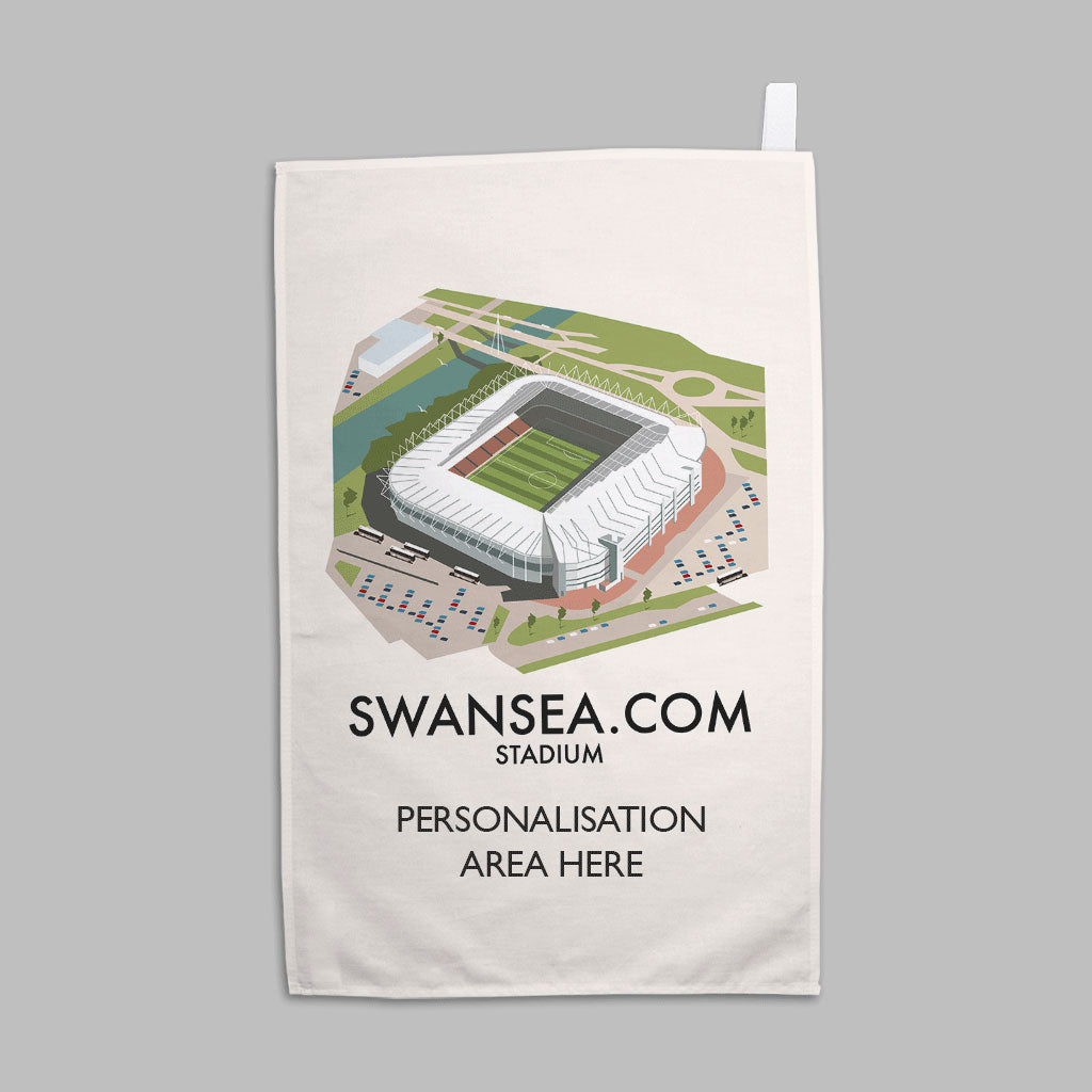 Swansea stadium - Tea Towel