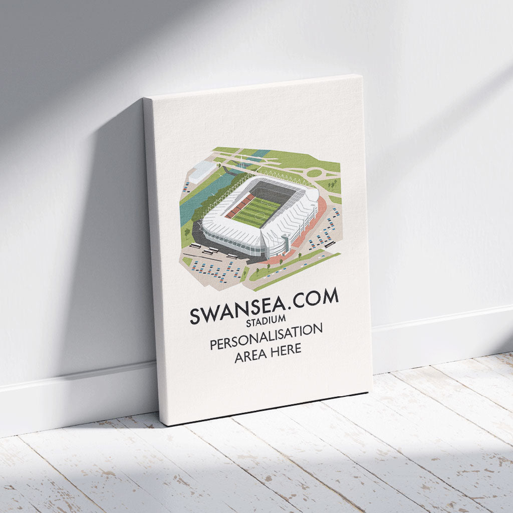 Swansea Stadium - Canvas 30x45cm