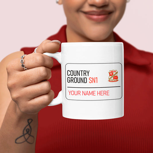 Country Ground Road Sign - Mug