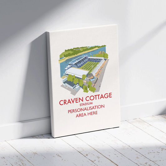 Craven Cottage Stadium - Canvas 30x45cm