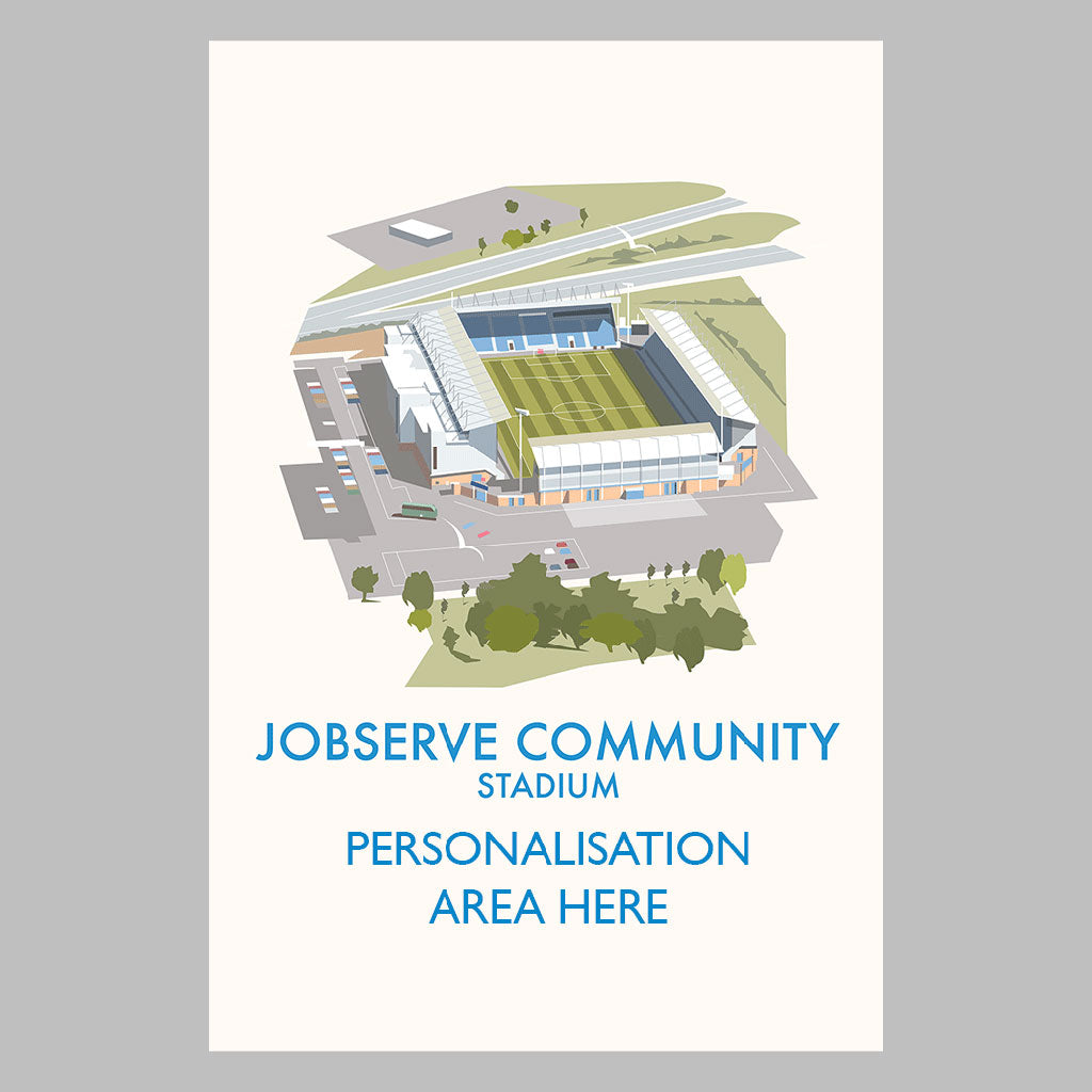 Jobserve Community Stadium - Canvas 30x45cm