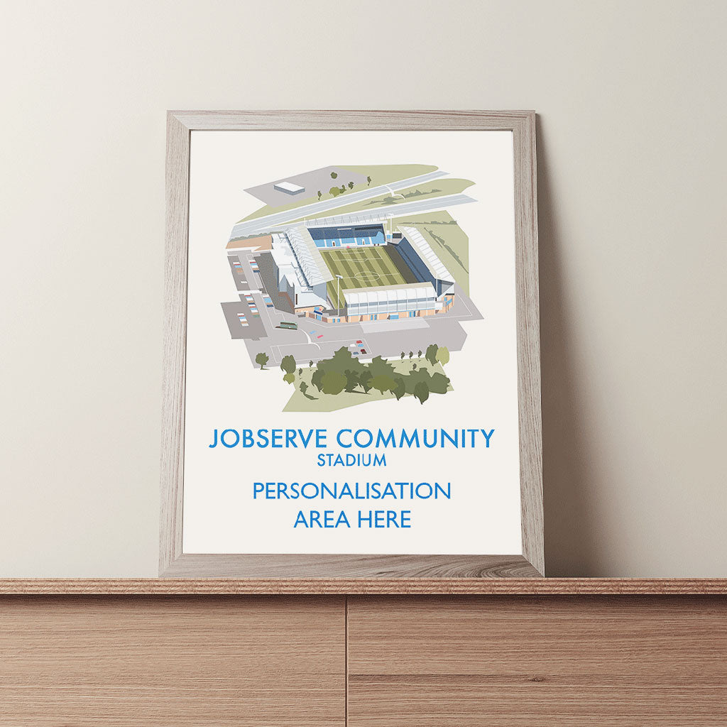 Jobserve Community Stadium - 11x14 Art Print Unframed