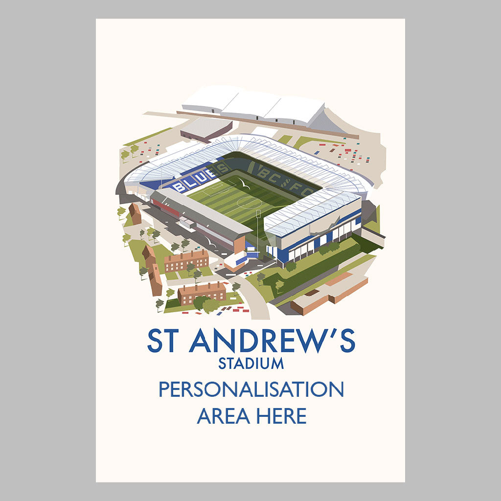 St Andrew's Stadium - Canvas 30x45cm