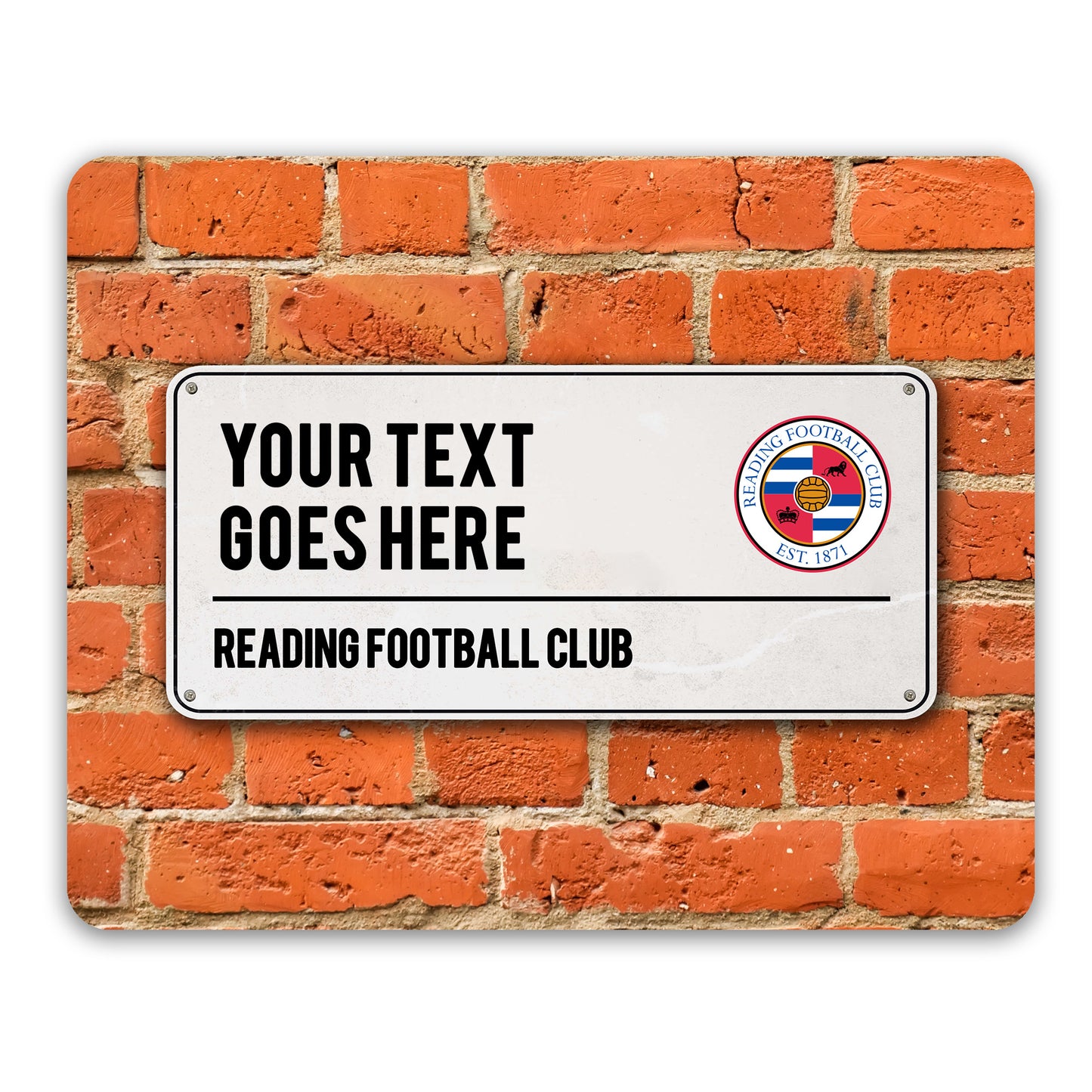 Reading FC Street Sign Mouse Mat