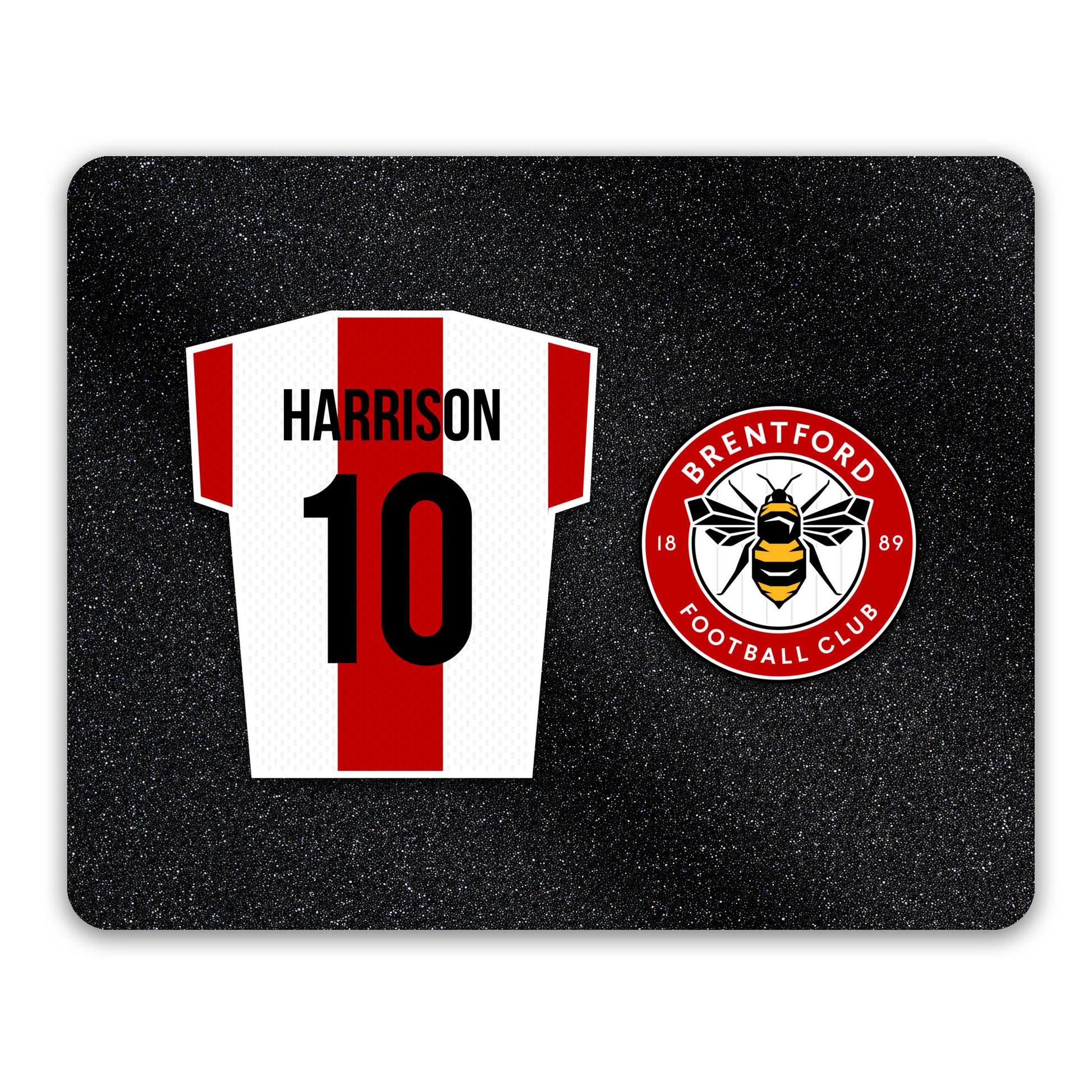 Brentford FC Back of Shirt Mouse Mat