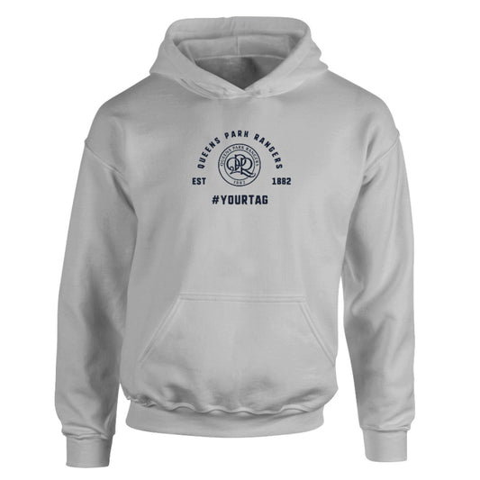 Queens Park Rangers FC Vintage Hashtag Hoodie