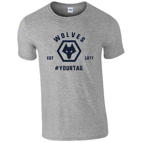 Wolves Vintage Hashtag T-Shirt