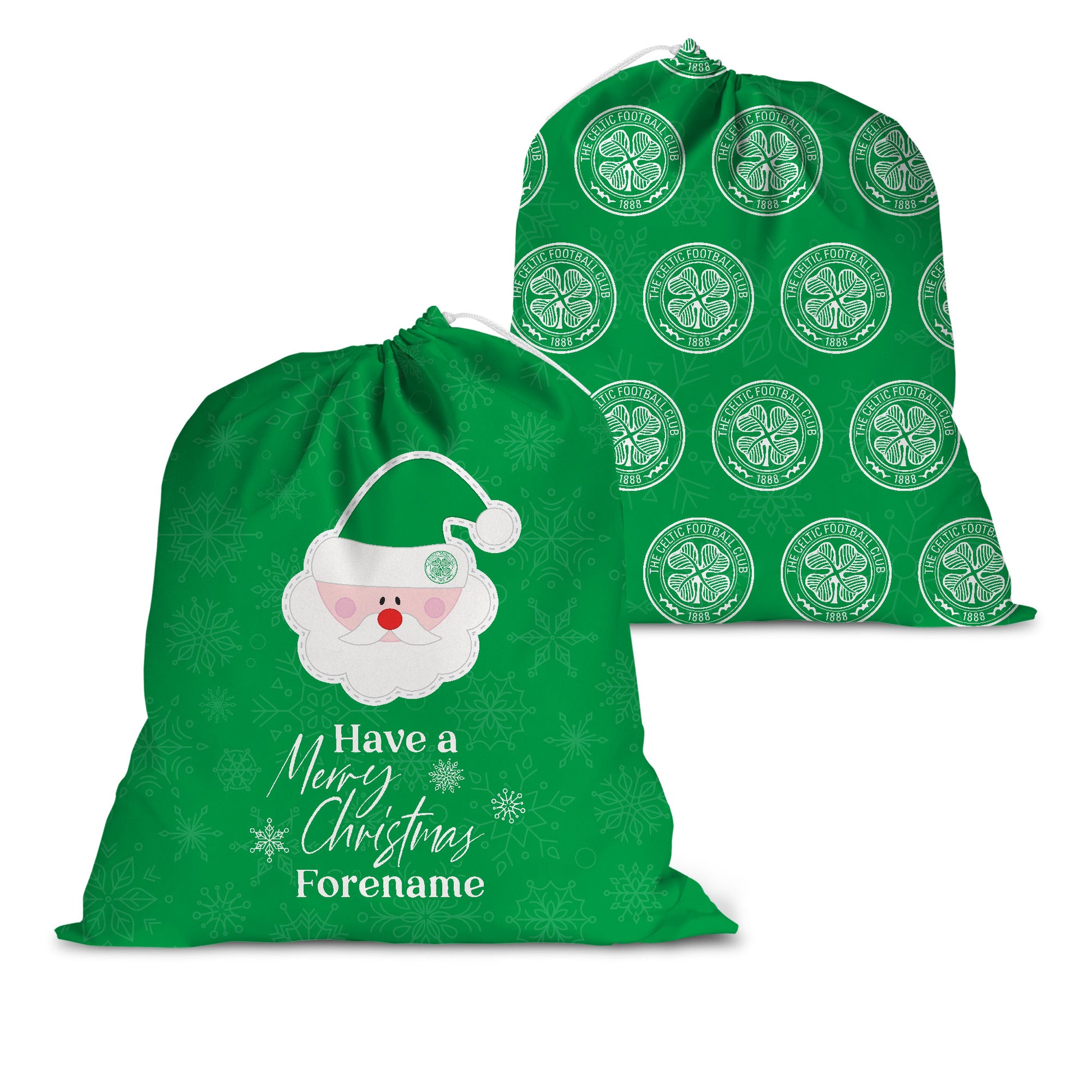 Celtic FC Merry Christmas Santa Sack