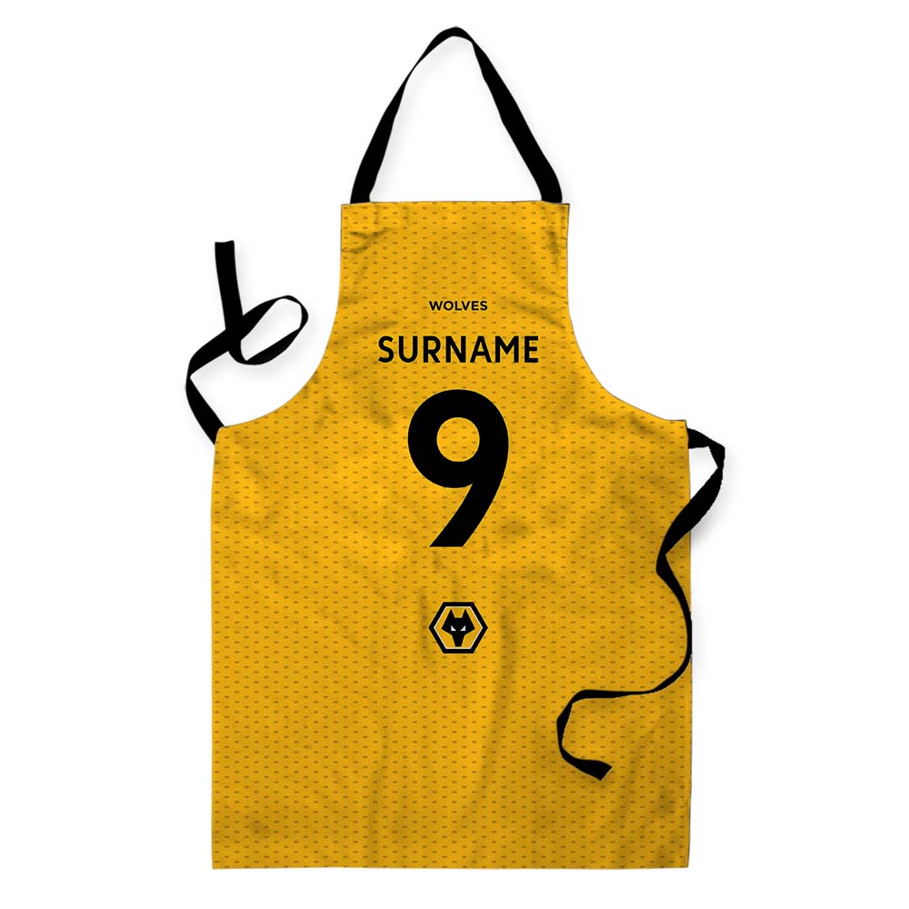 Wolverhampton Wanderers Back of Shirt Adult Apron