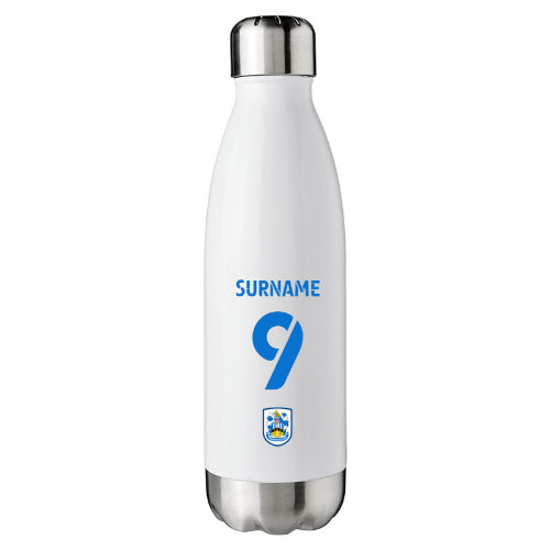 Huddersfield Town AFC Back of Shirt White Insulated Water Bottle