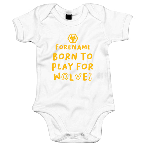 Wolves Born to Play Baby Bodysuit