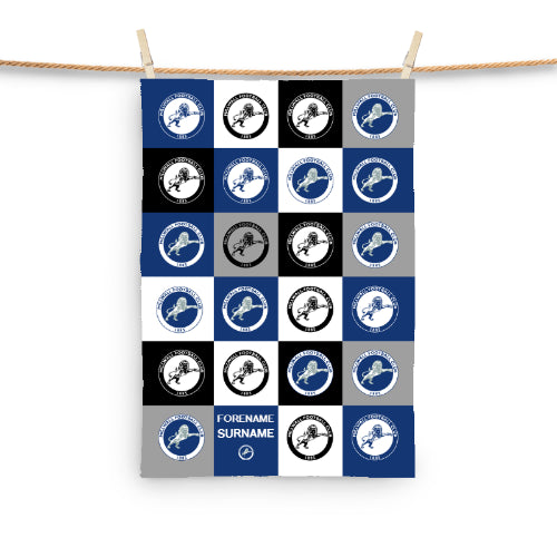 Millwall Chequered Tea Towel