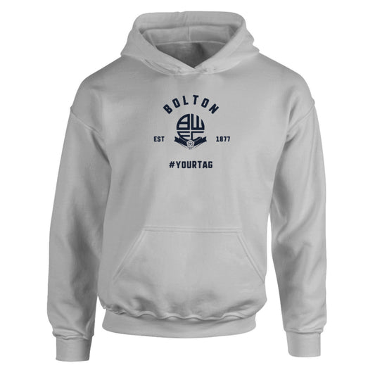 Bolton Wanderers FC Vintage Hashtag Hoodie