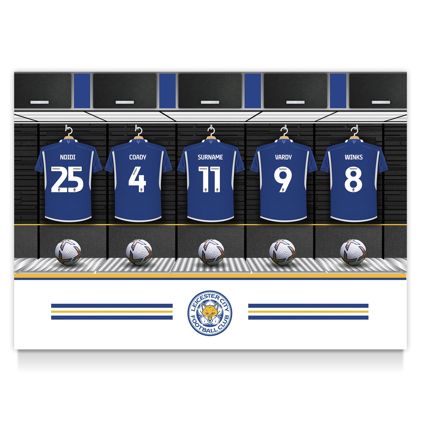 Leicester City FC Dressing Room Poster