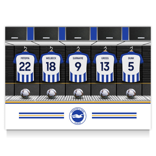 Brighton & Hove Albion FC Dressing Room Poster