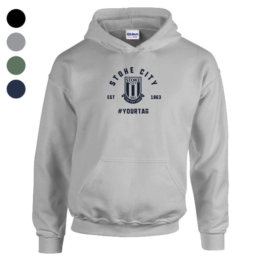 Stoke City FC Vintage Hashtag Hoodie