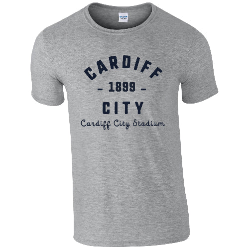 Cardiff City FC Stadium Vintage T-Shirt