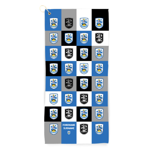 Huddersfield Town Chequered Golf Towel