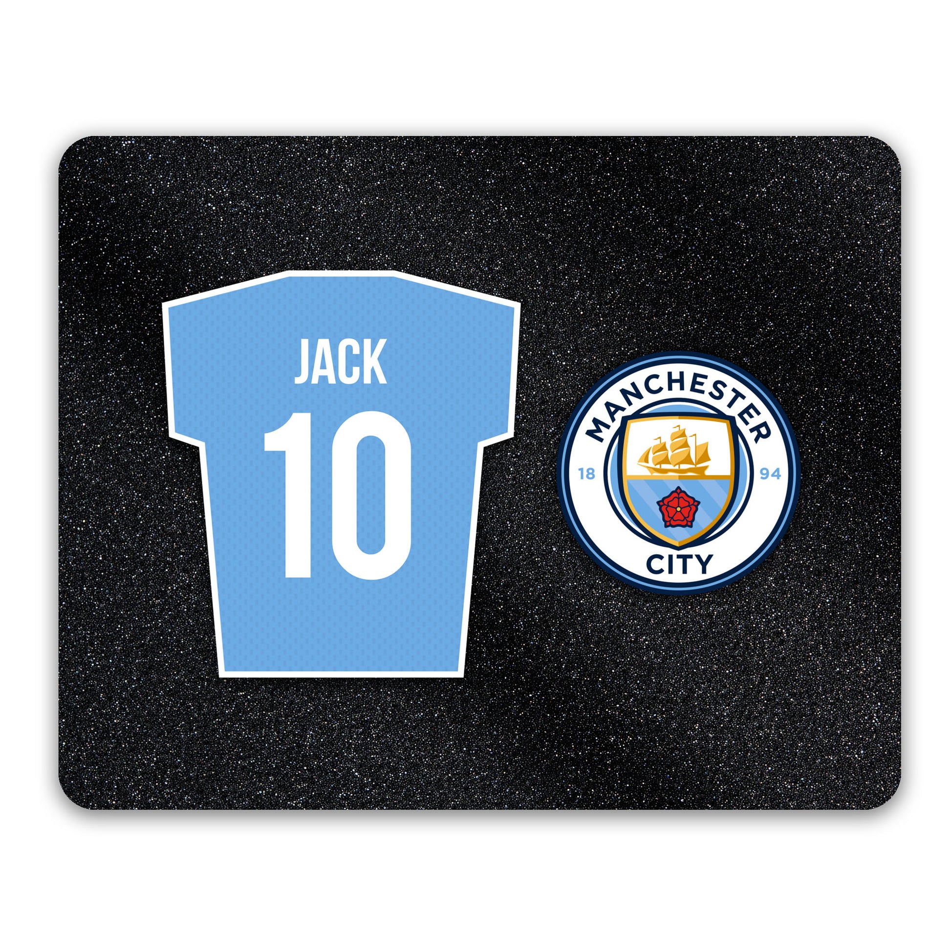 Manchester City FC Back of Shirt Mouse Mat