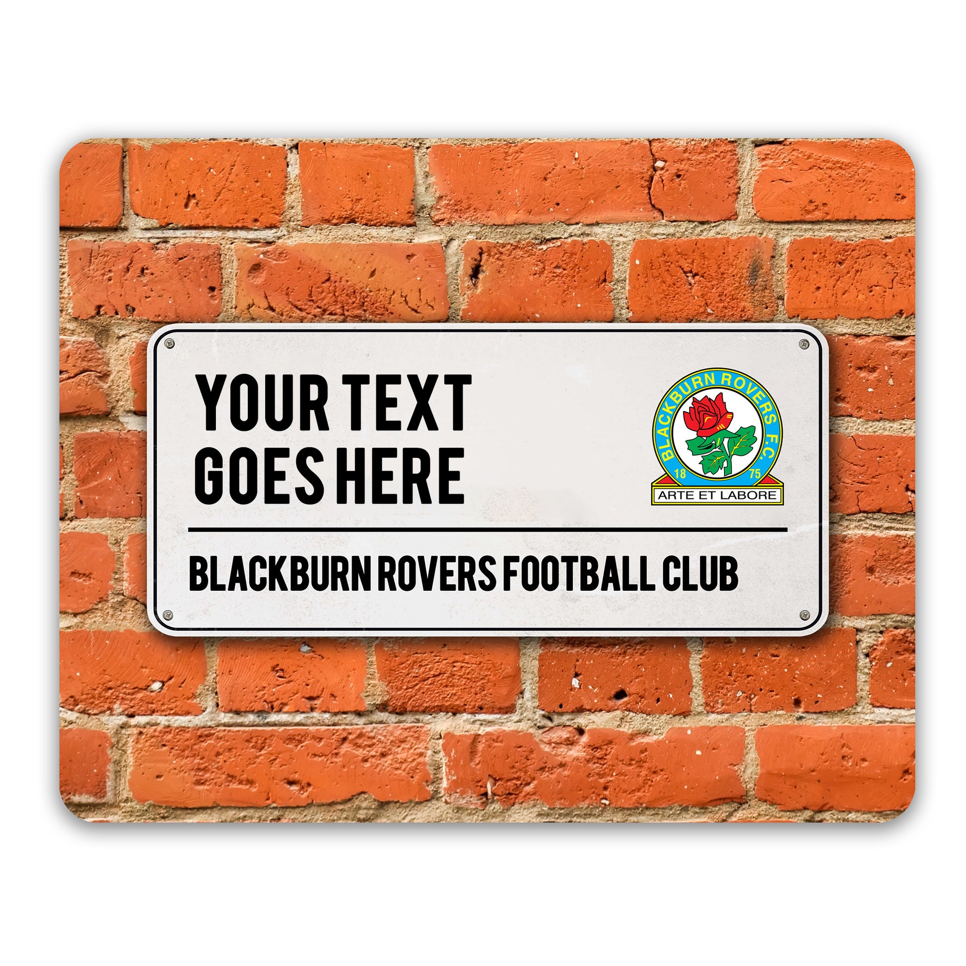 Blackburn Rovers FC Street Sign Mouse Mat