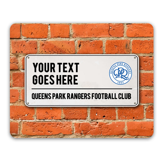 Queens Park Rangers FC Street Sign Mouse Mat