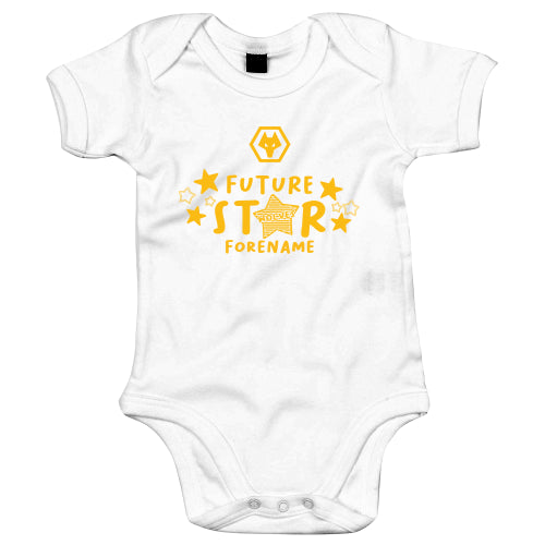 Wolves Future Star Baby Bodysuit