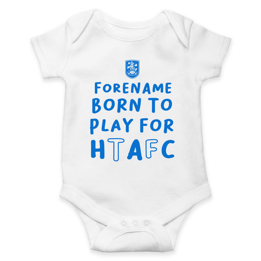 Huddersfield Town AFC Born to Play Baby Bodysuit