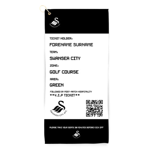 Swansea City AFC Ticket Golf Towel