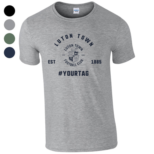 Luton Town FC Vintage Hashtag T-Shirt