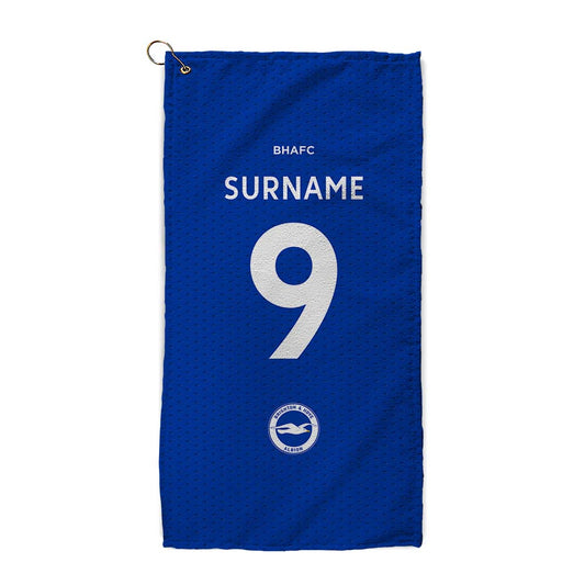 Brighton & Hove Albion Back of Shirt Golf Towel