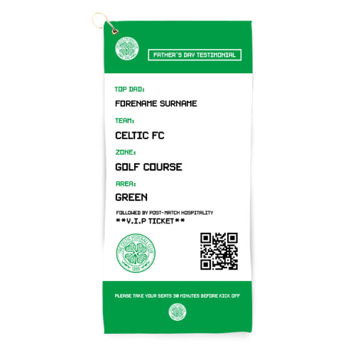 Celtic FC FD Ticket Golf Towel