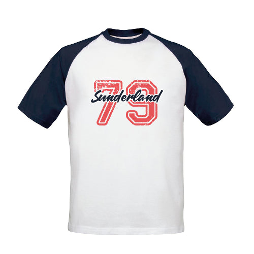 Sunderland AFC Varsity Number Baseball T-Shirt