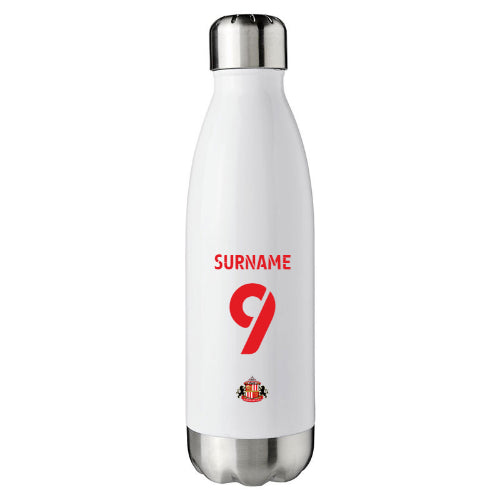 Sunderland Back of Shirt White Insulated Water Bottle