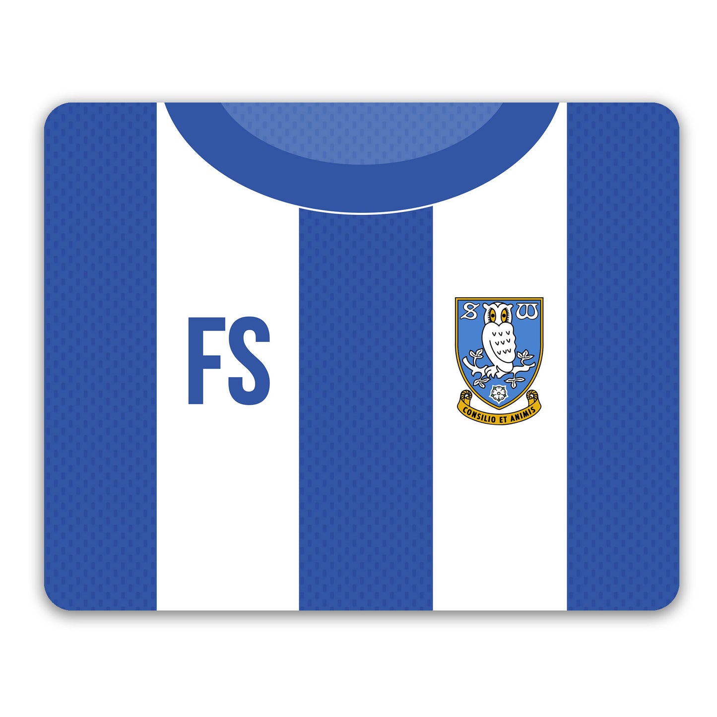 Sheffield Wednesday FC Shirt Crest Mouse Mat