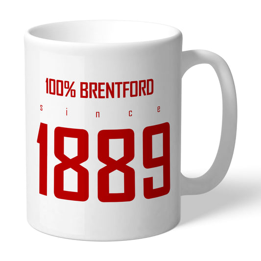 Brentford FC 100 Percent Mug