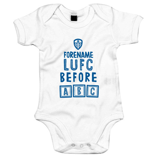 Leeds United FC Before ABC Baby Bodysuit