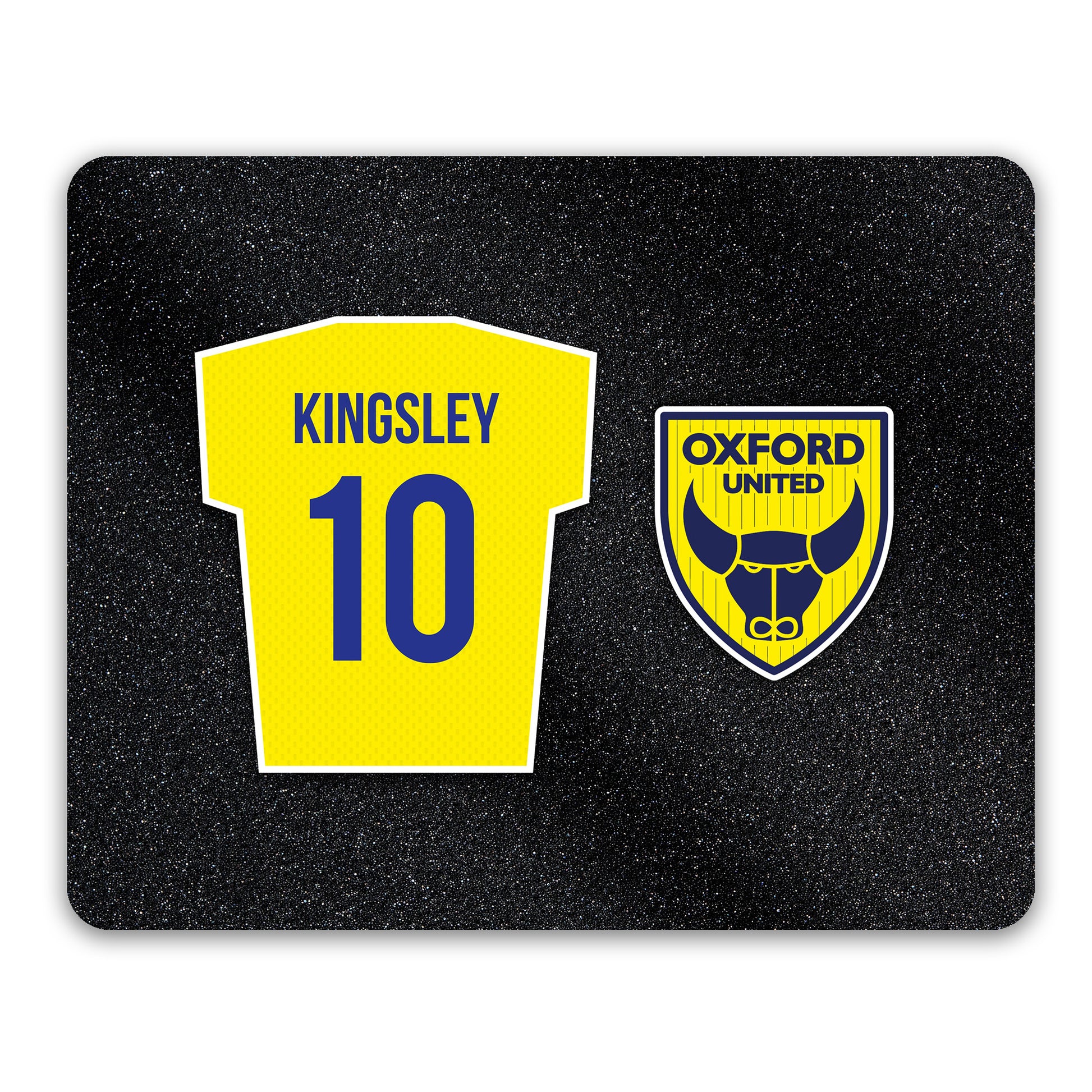 Oxford United FC Back of Shirt Mouse Mat