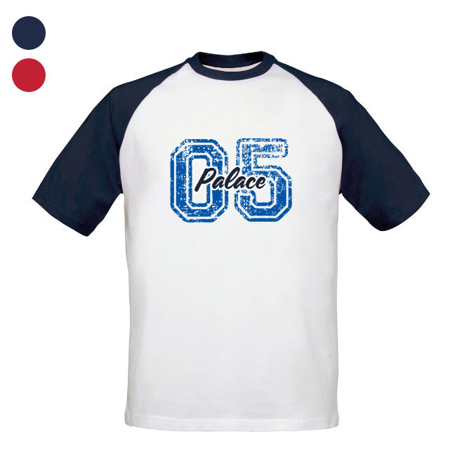 Crystal Palace FC Varsity Number Baseball T-Shirt